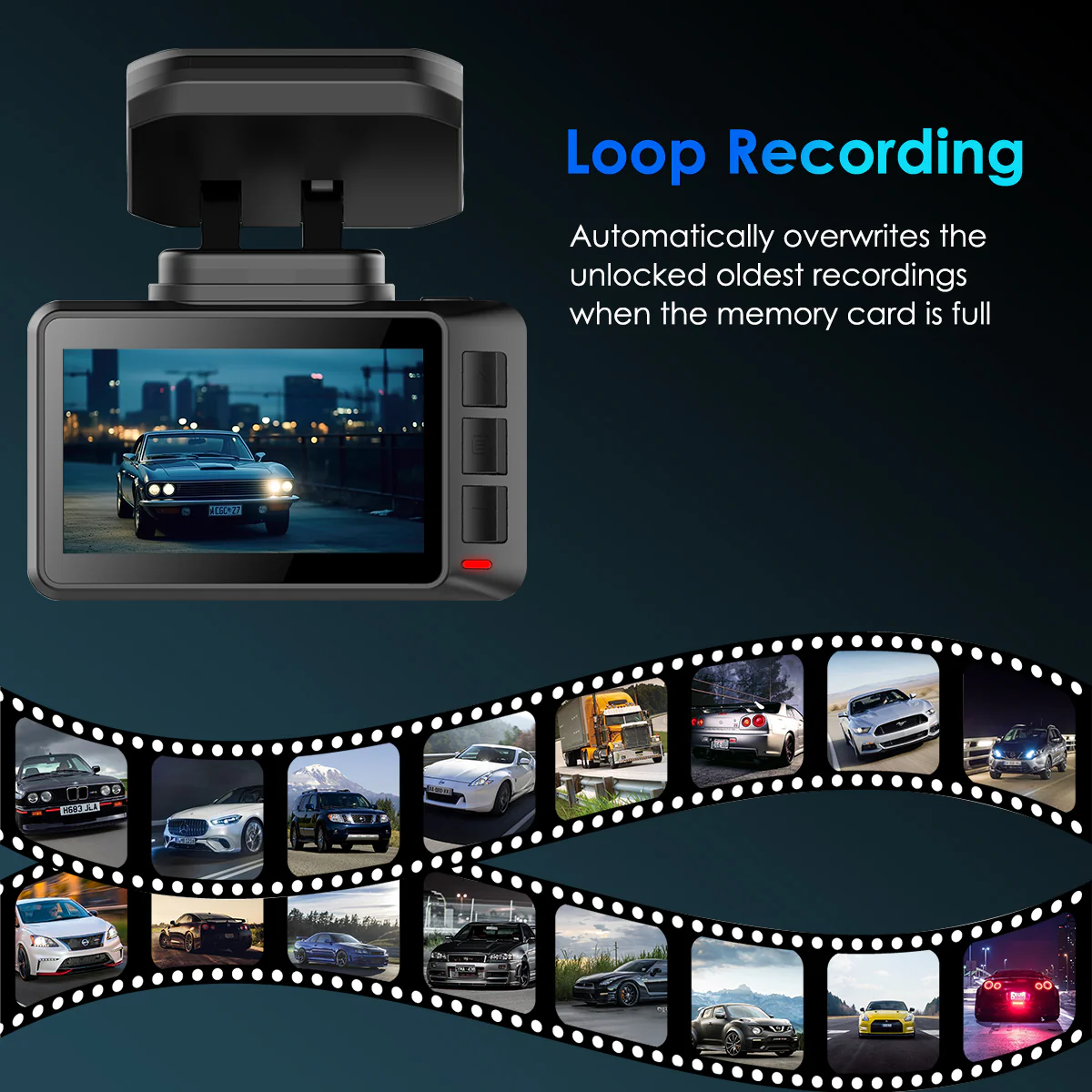 CARPURIDE T8, 2.45 Inch IPS, 4K UHD 2160P Dash Camera - Image 9