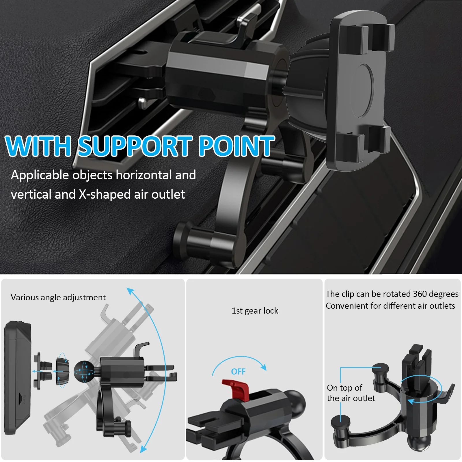 CARPURIDE Air Outlet Bracket - Image 4