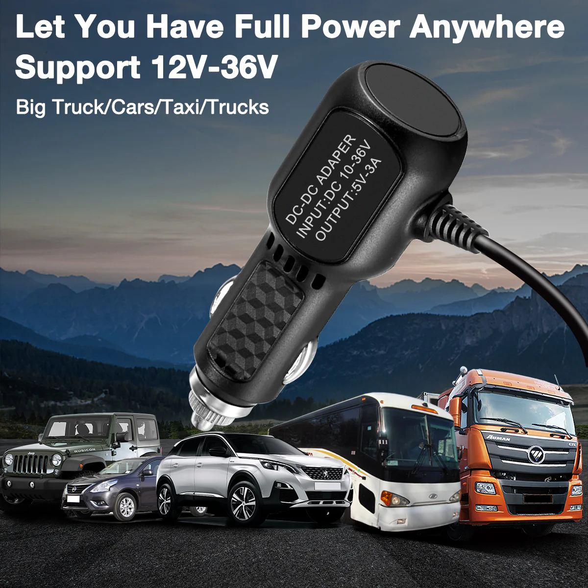 CARPURIDE Car Charger,12-24V Cigarette Lighter Power Adapter Compatible 103 - Image 4