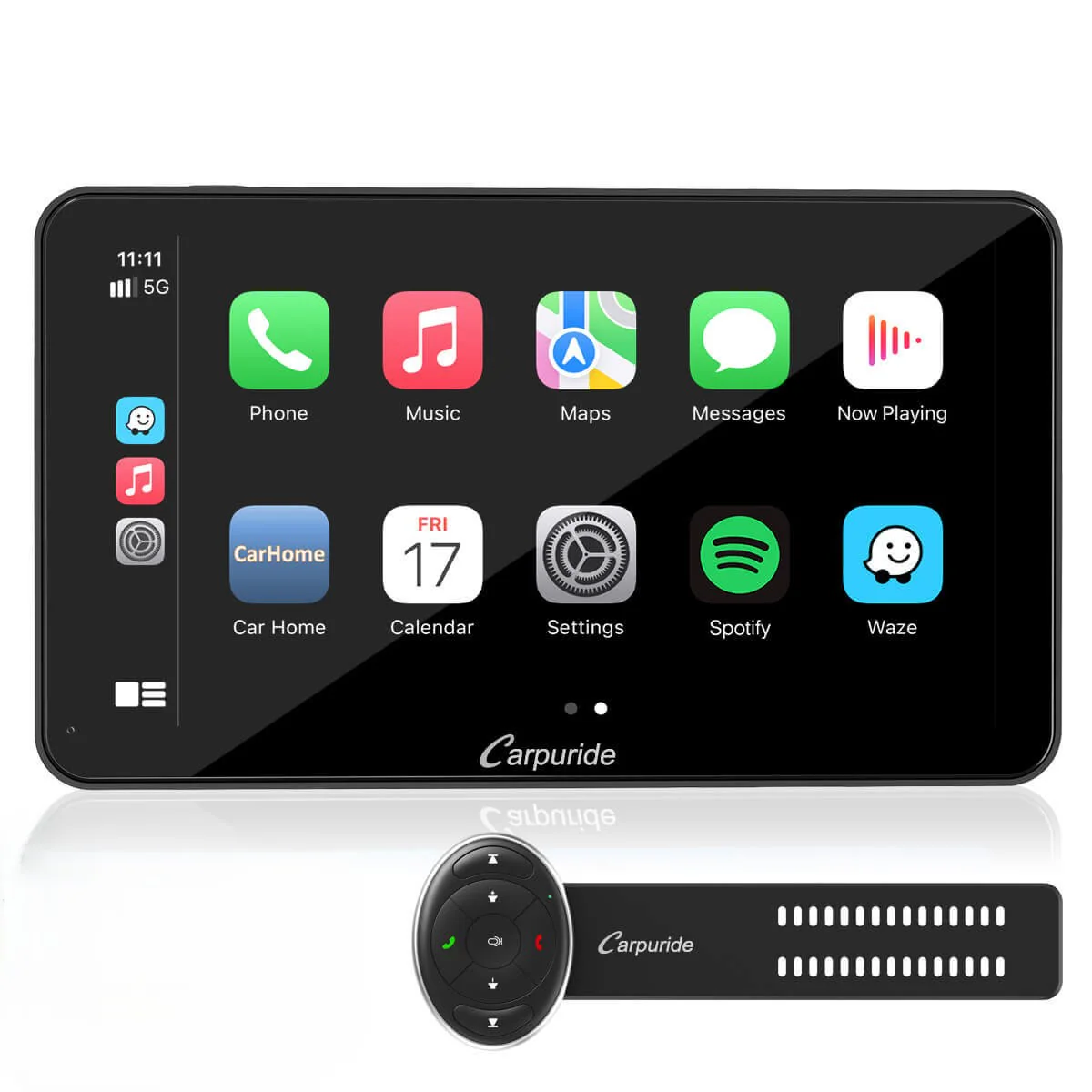 CARPURIDE W701 Car Stereo with Wireless Apple CarPlay&Android Auto, 7" IPS Touch Screen, Multimedia Bluetooth Navigation Dashboard Console with Mirror Link, Google, and Siri Assistant - Image 10
