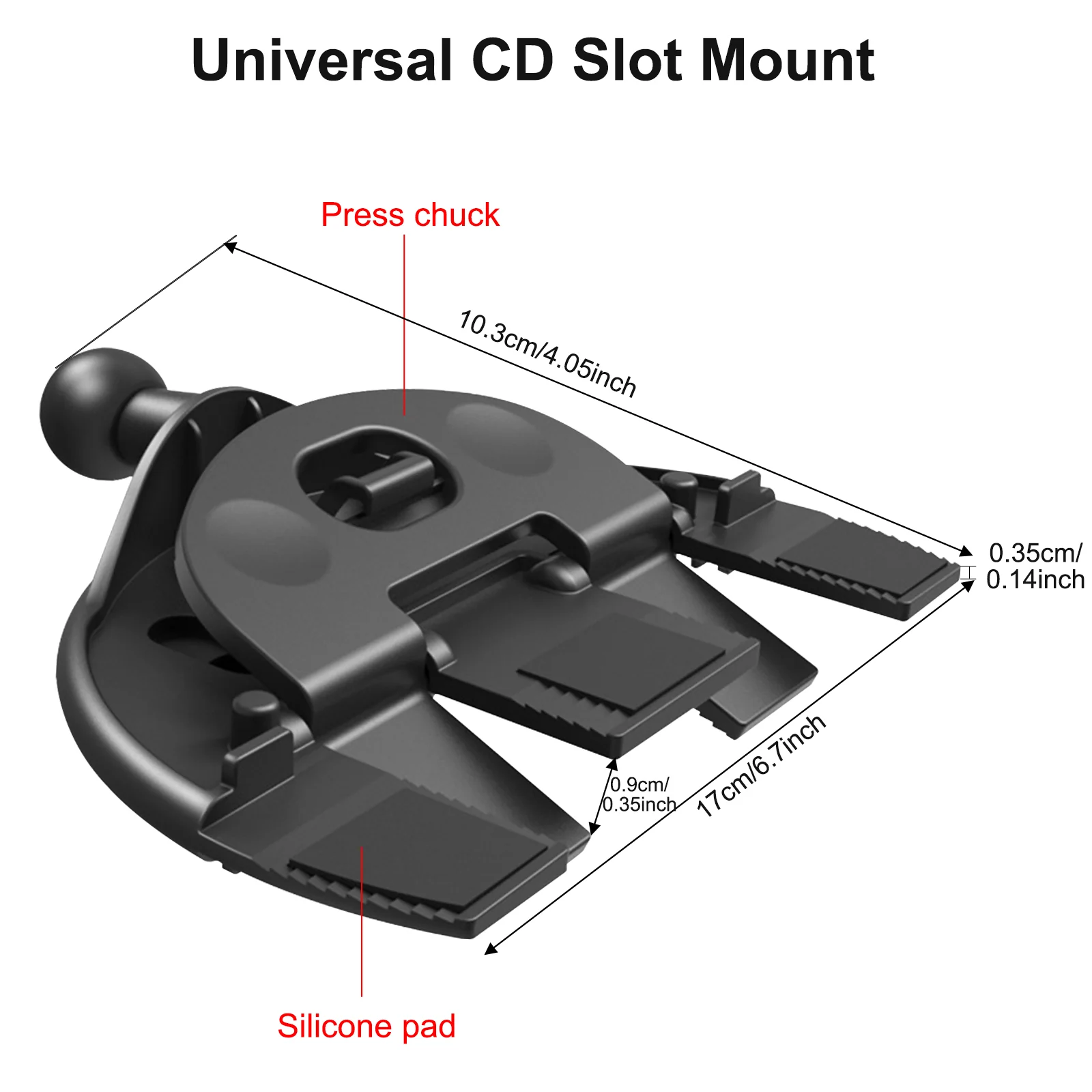CARPURIDE CD Slot Mounting Bracket - Image 3