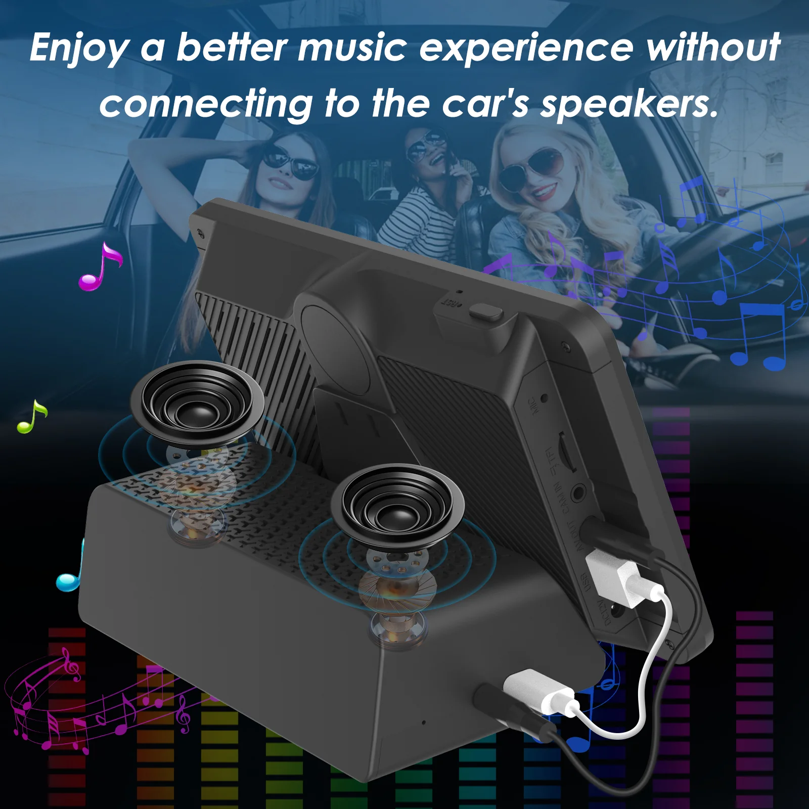 CARPURIDE G6 Dual Superpower Speakers (Only Suitable for Carpuride Screen) - Image 4