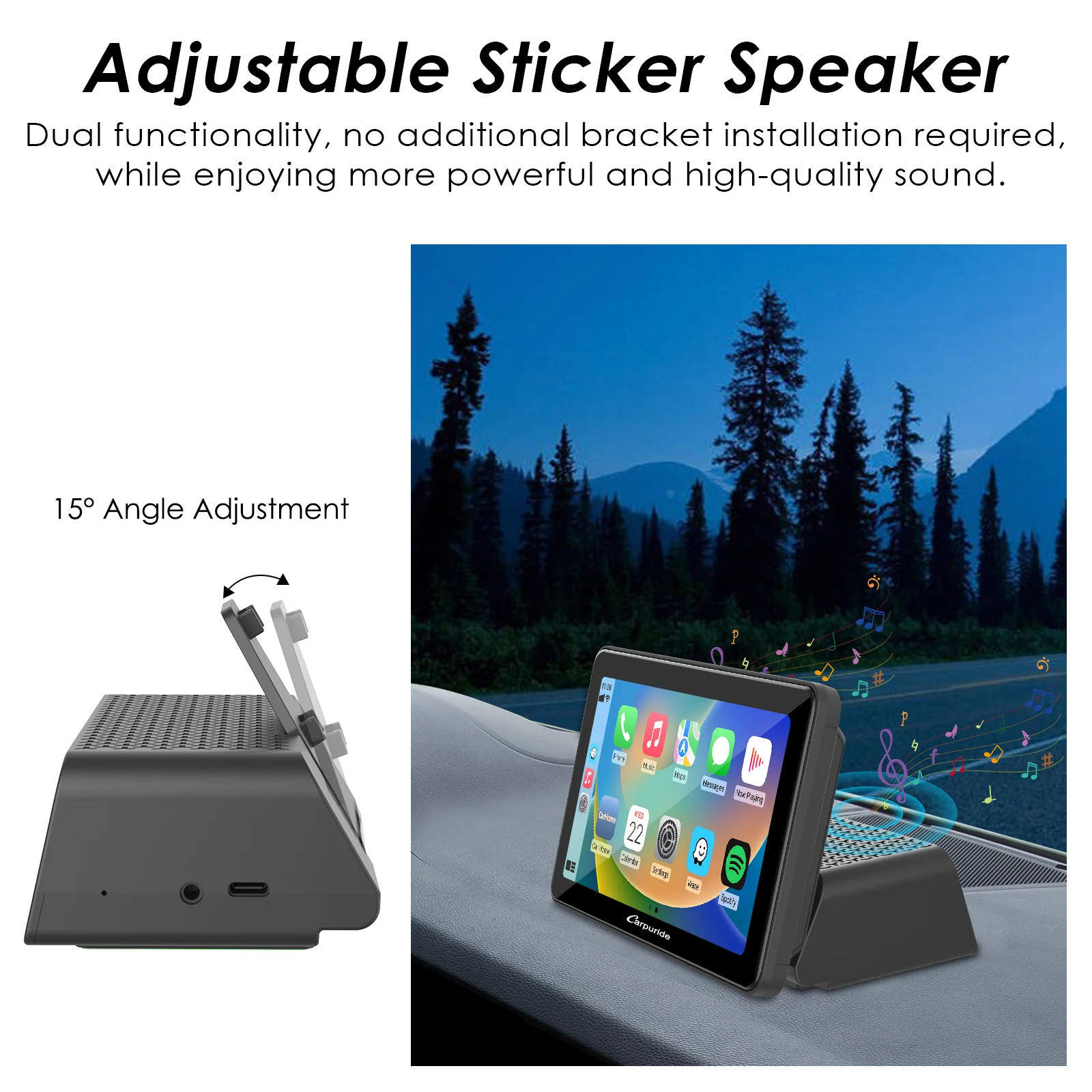 CARPURIDE G6 Dual Superpower Speakers (Only Suitable for Carpuride Screen) - Image 6