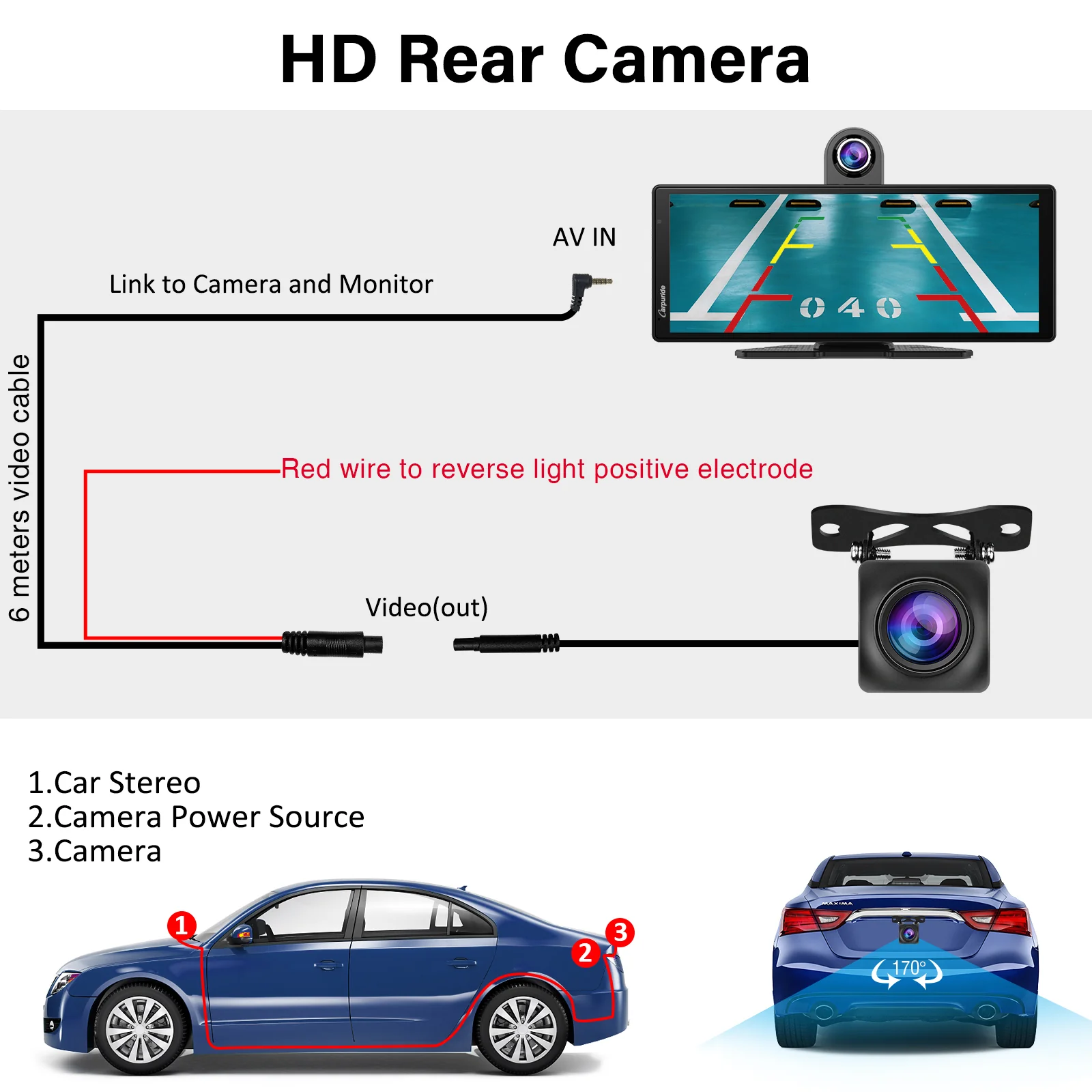 Rear Camera for Carpuride Automotive Equipment - Image 5