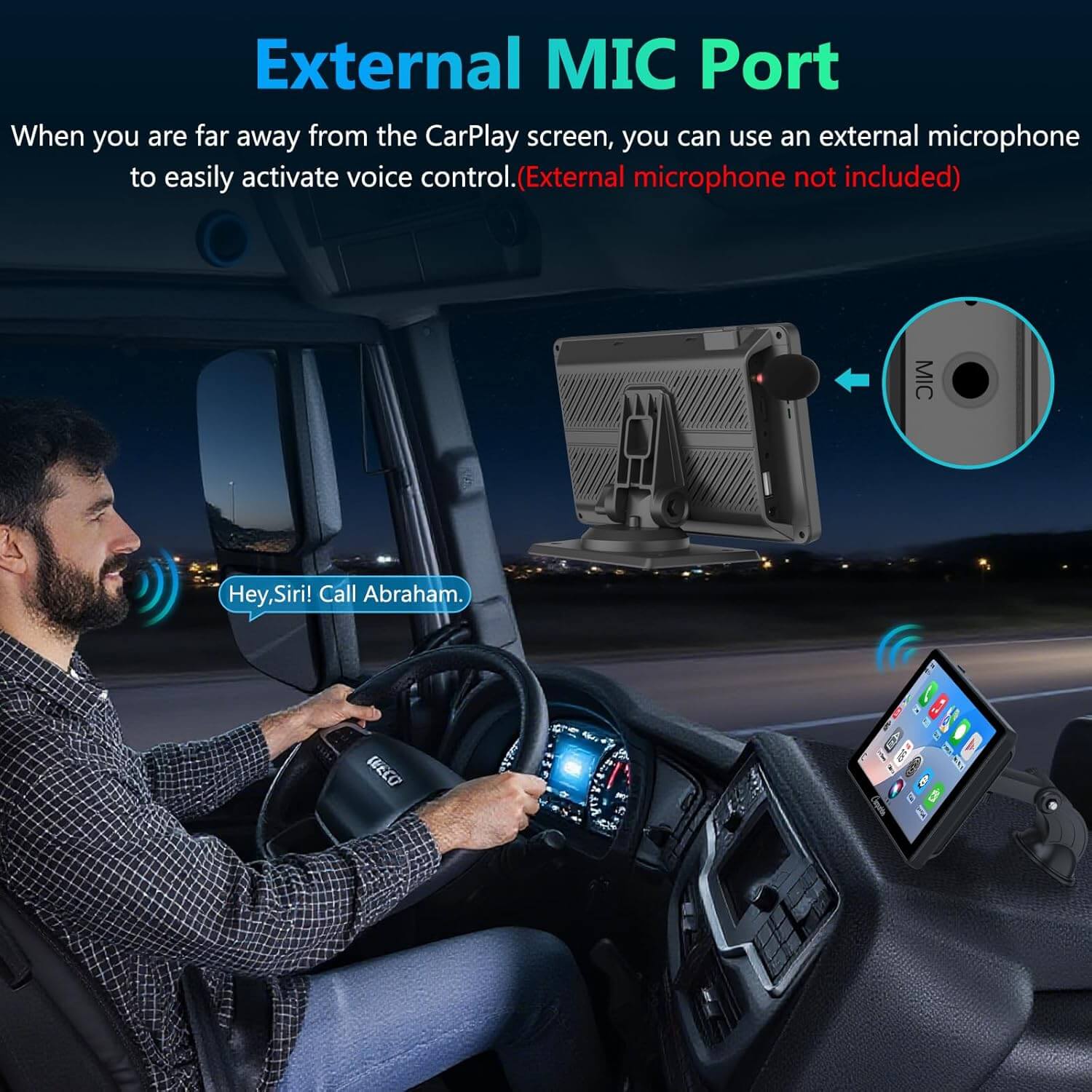 CARPURIDE V3 Portable Smart Multimedia Dashboard Console - Image 8