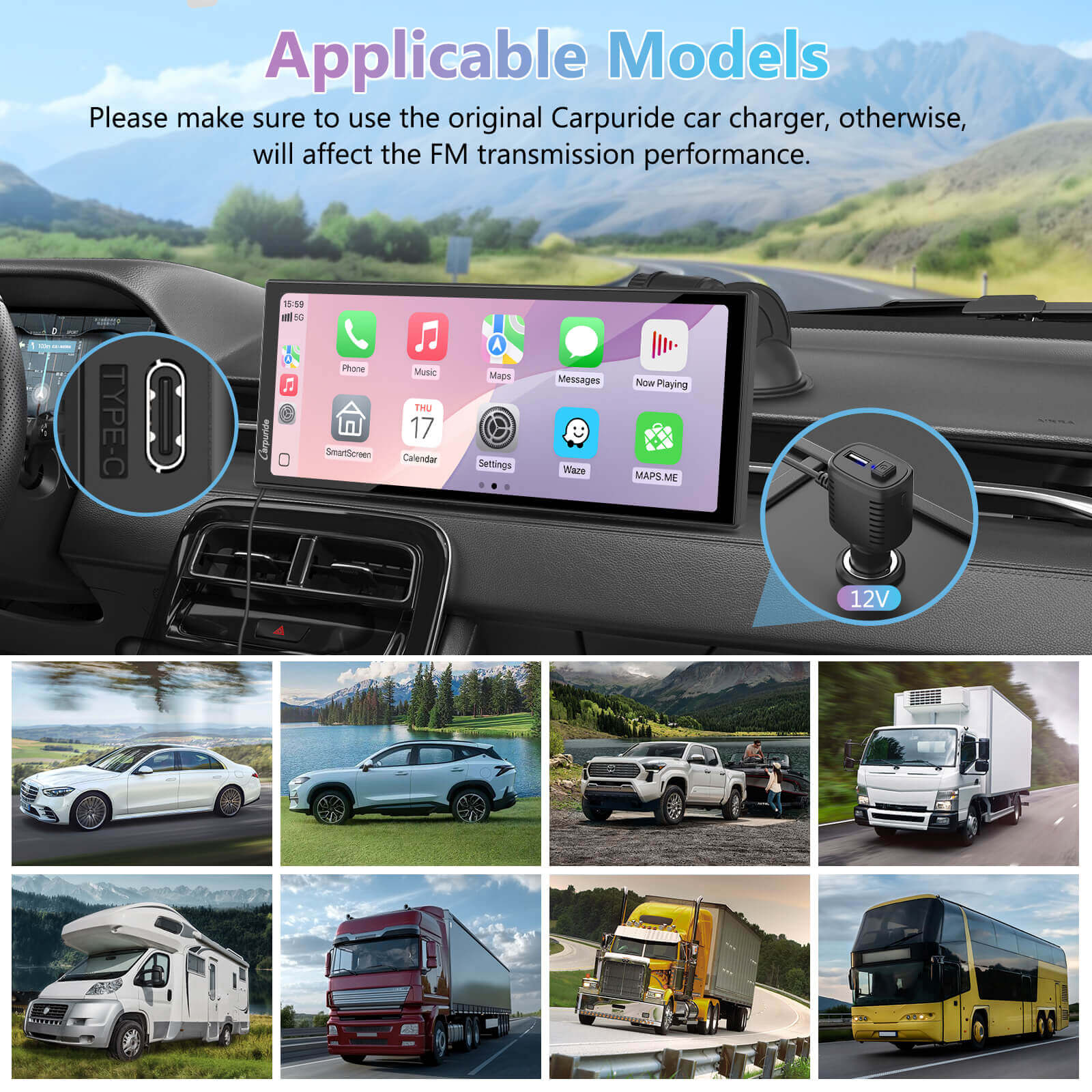 Carpuride W125A/W125S Best Car Audio Touch Screen With DVR - Image 4