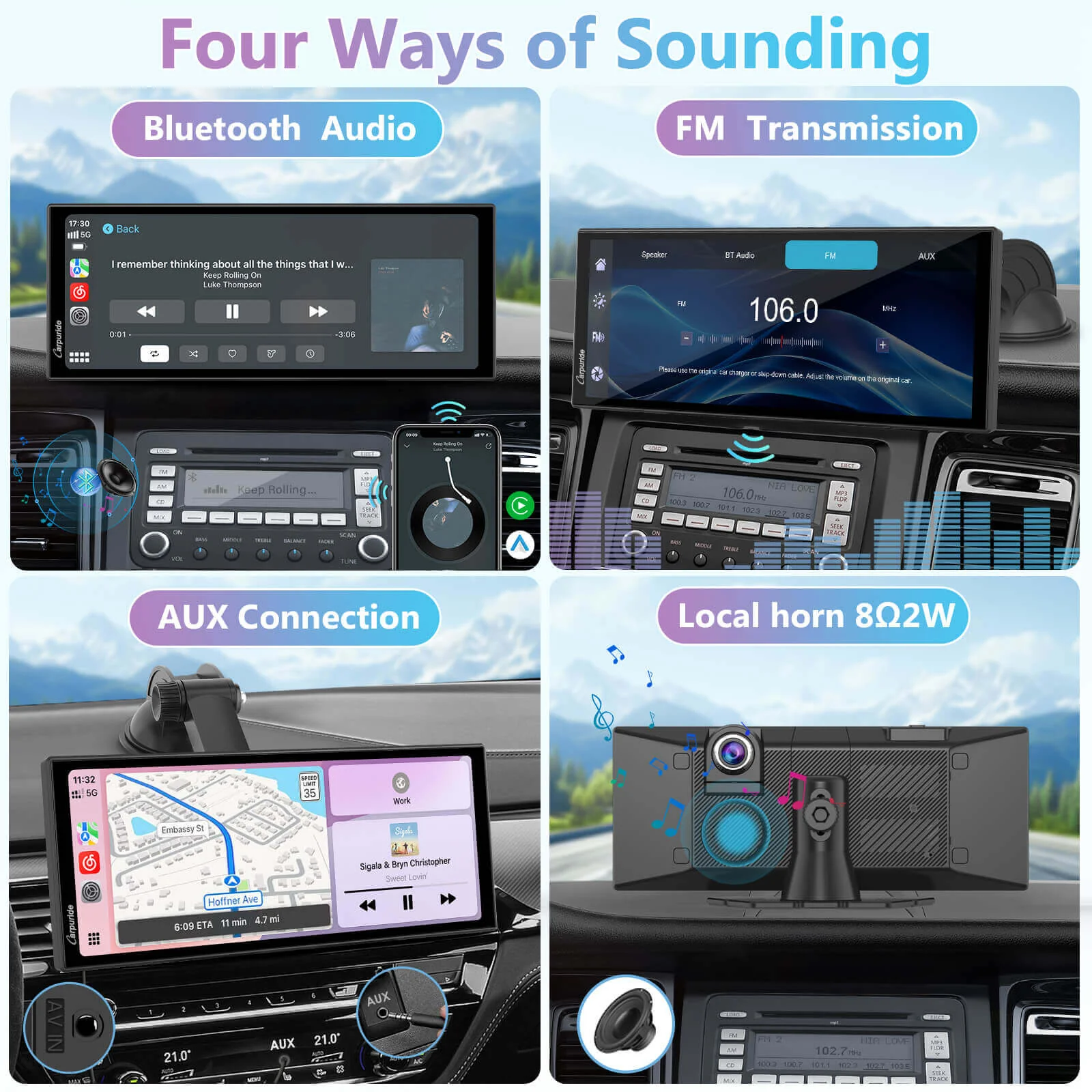 Carpuride W125A/W125S Best Car Audio Touch Screen With DVR - Image 5