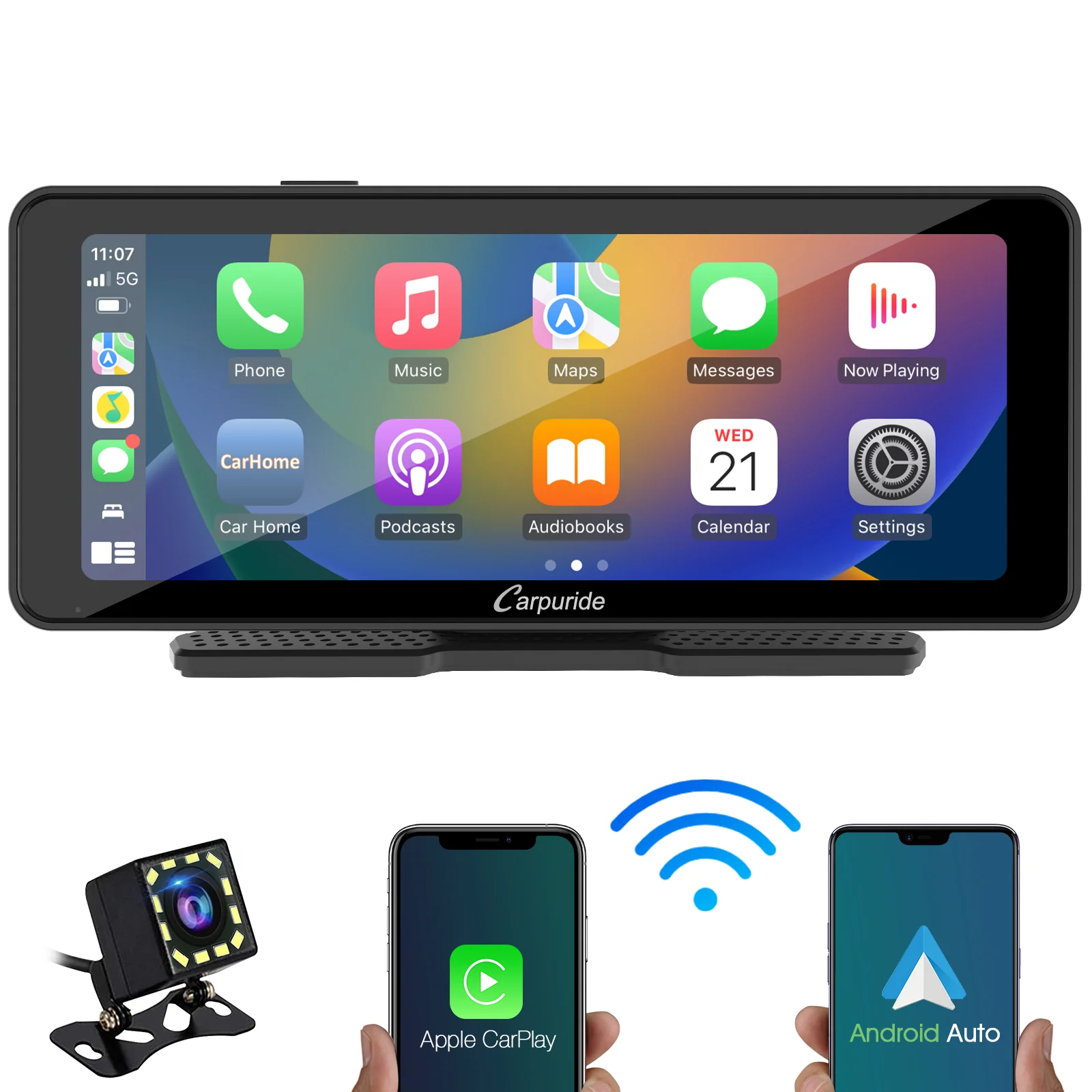CARPURIDE W609 Portable Smart Multimedia Dashboard Console - Image 13