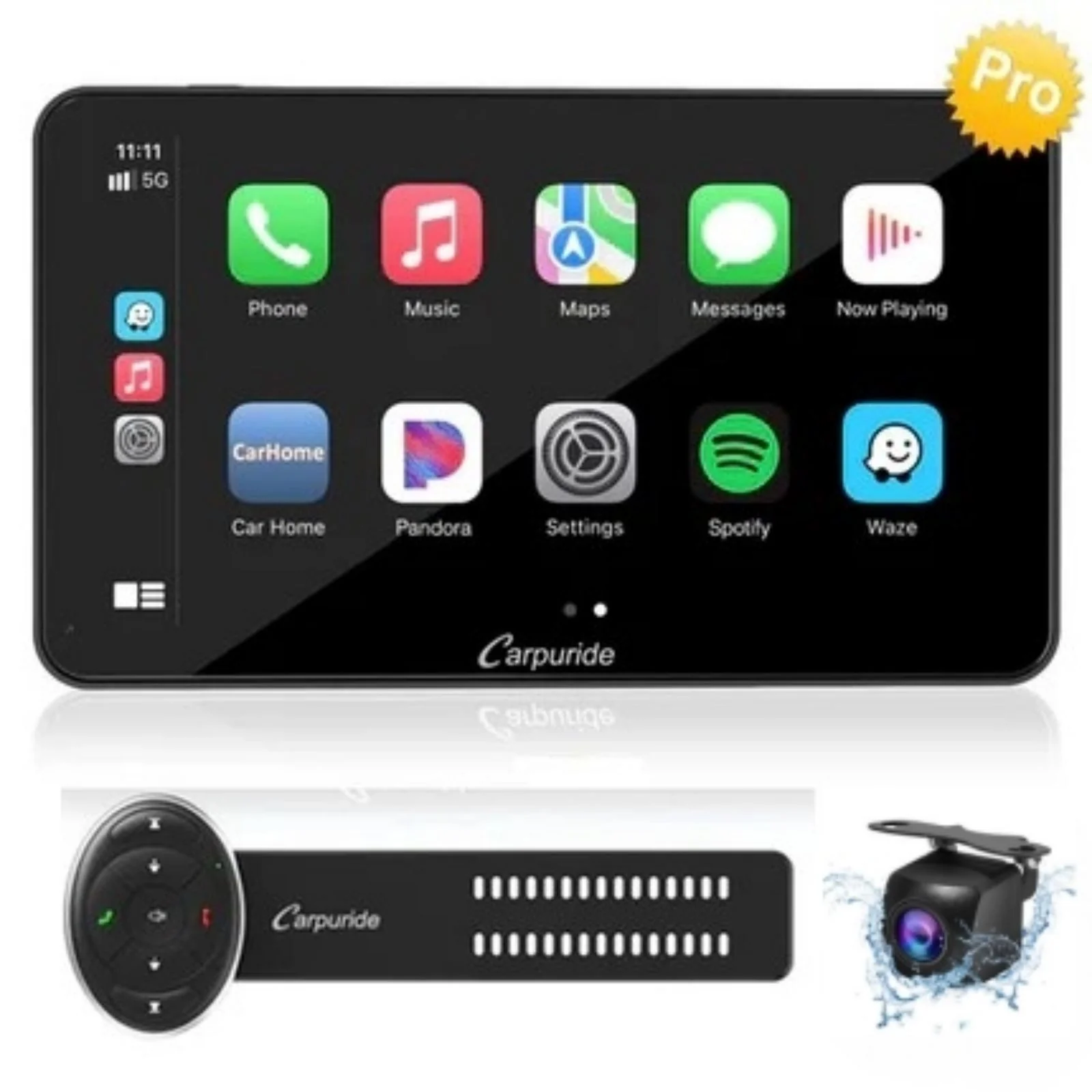 CARPURIDE W701 Pro Portable Smart Multimedia Dual Bluetooth Dashboard Console - Image 14