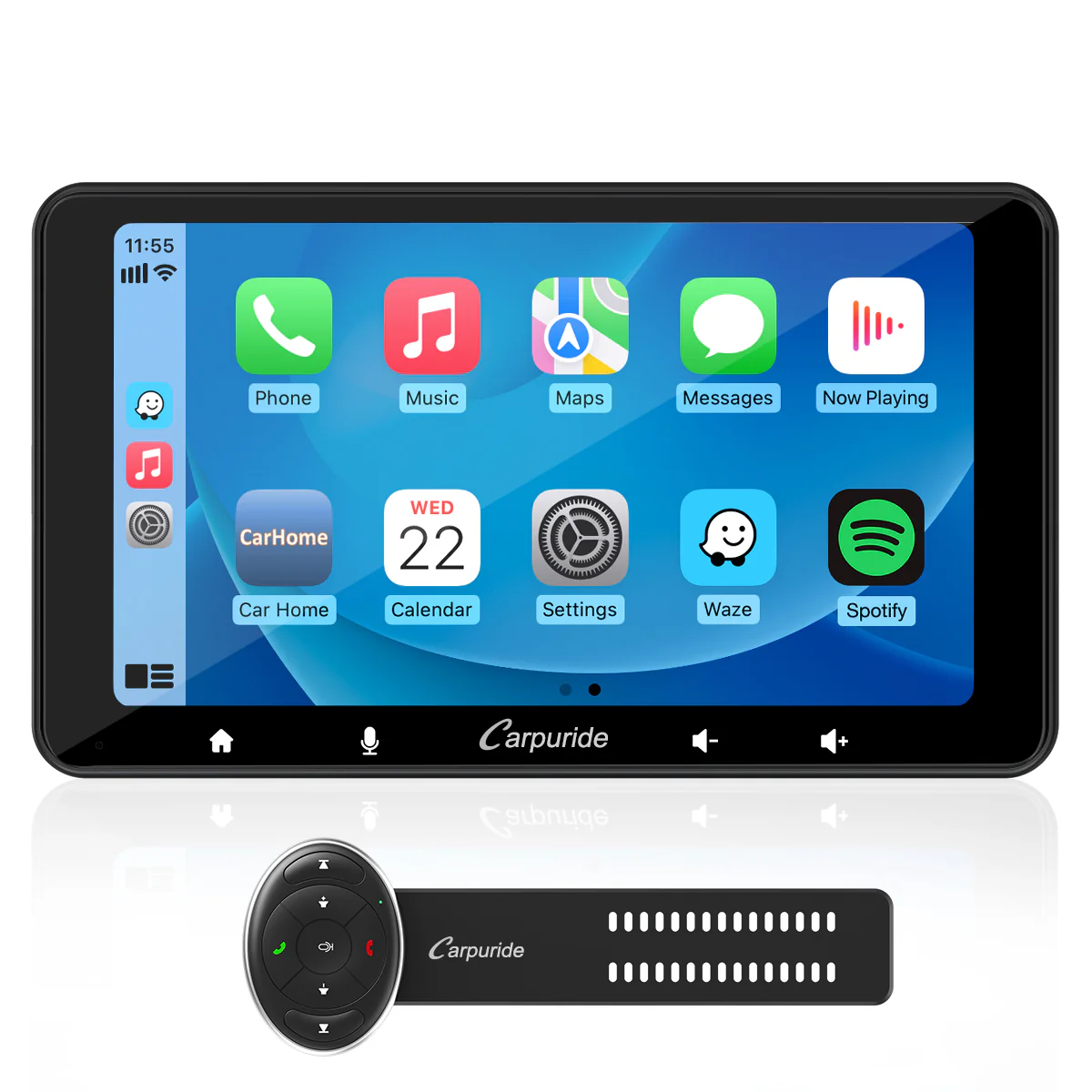 CARPURIDE W708 Pro Portable Smart Multimedia Dual Bluetooth Dashboard Console - Image 14