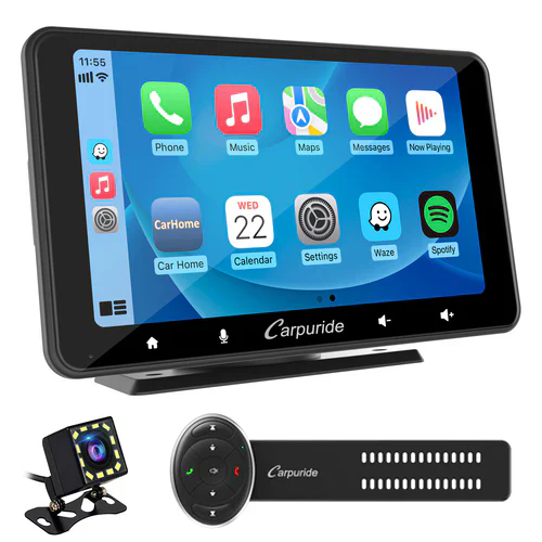 CARPURIDE W708 Pro Portable Smart Multimedia Dual Bluetooth Dashboard Console - Image 15
