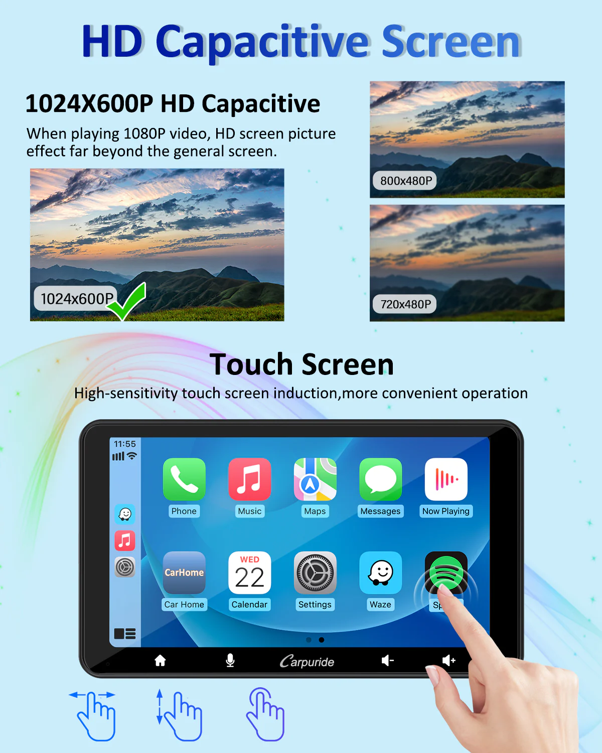CARPURIDE W708 Wireless Portable Car Stereo - Image 8