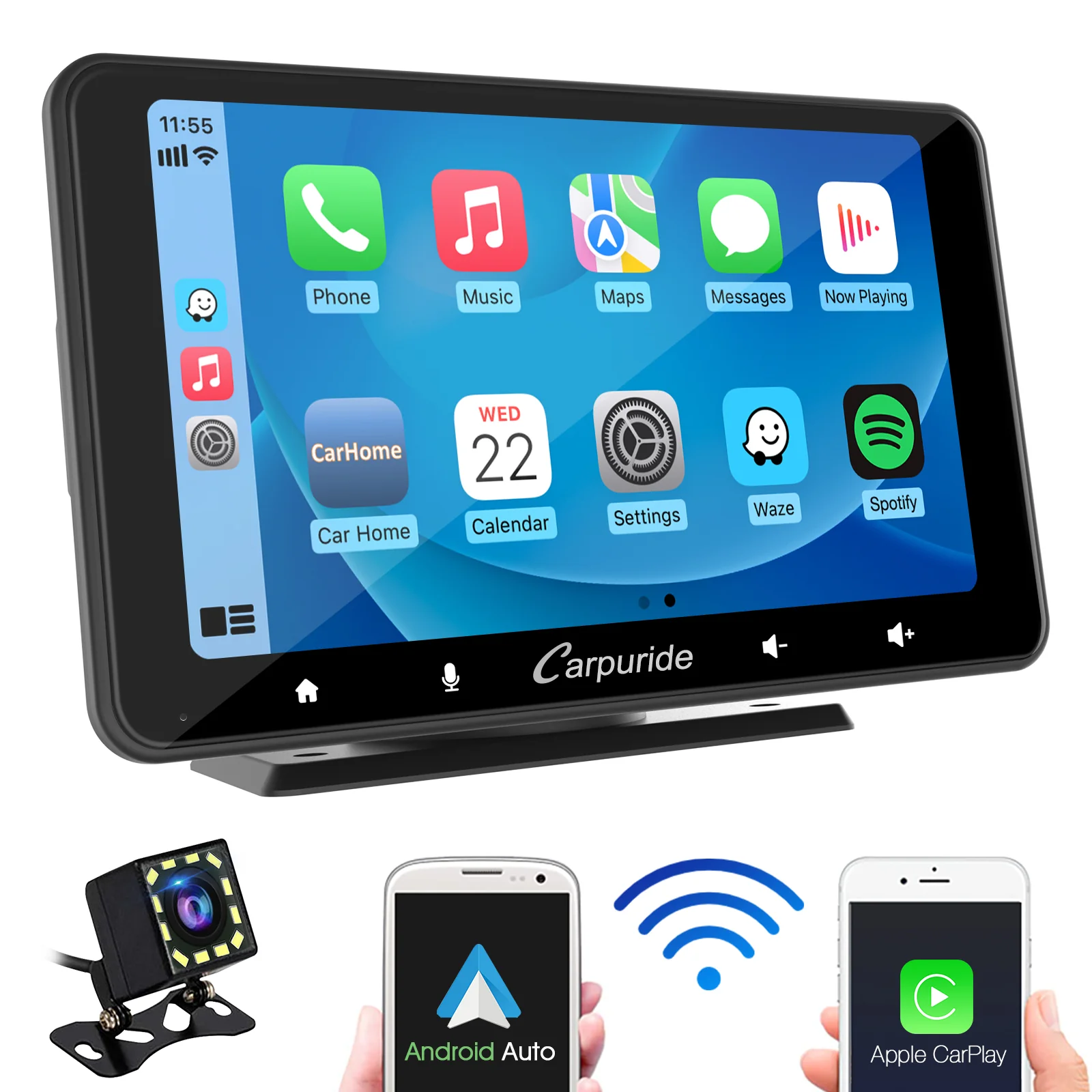 CARPURIDE W708 Wireless Portable Car Stereo - Image 15