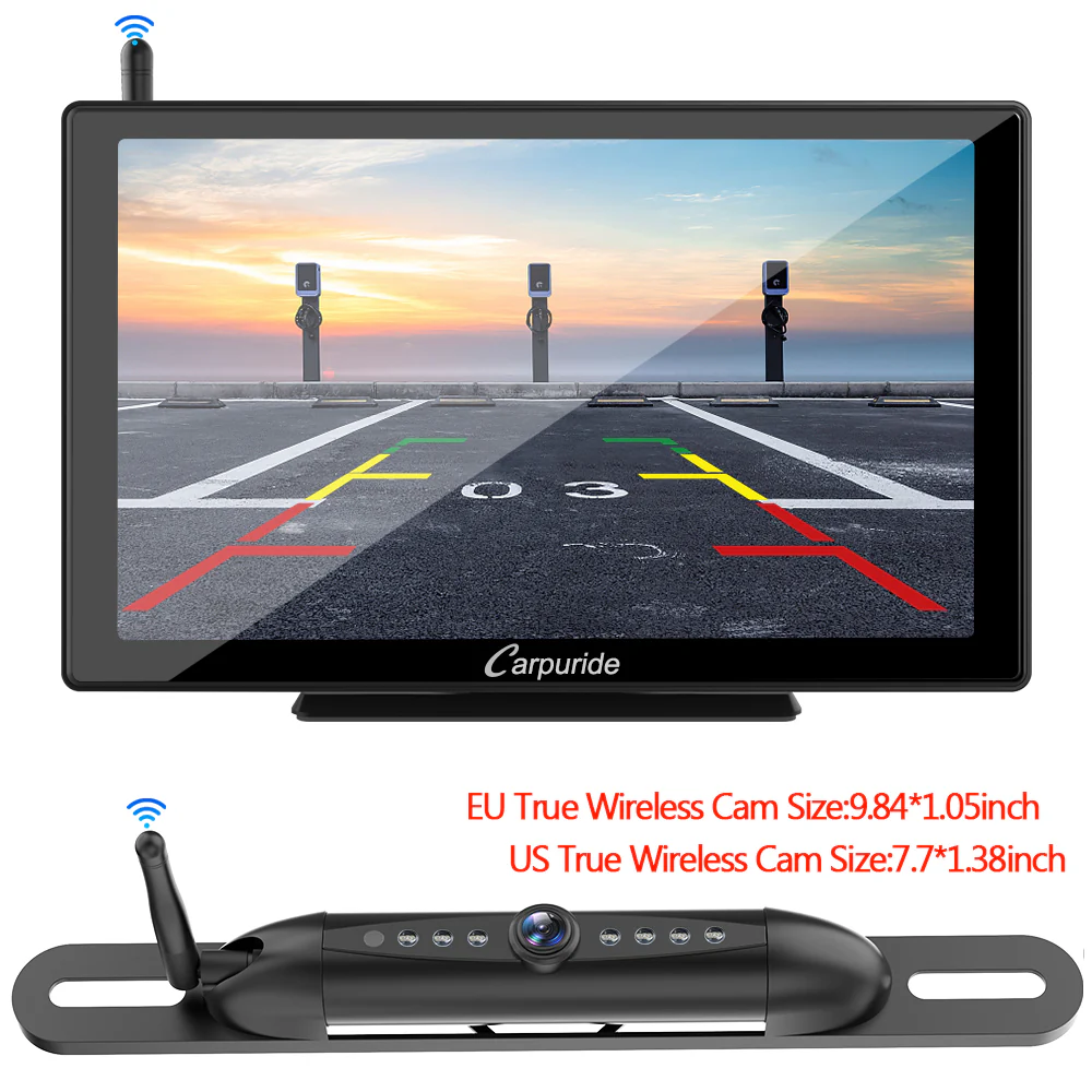 CARPURIDE W901 Pro Portable Smart Multimedia Dual Bluetooth Dashboard Console With WF01 Wireless Rear Camera - Image 13