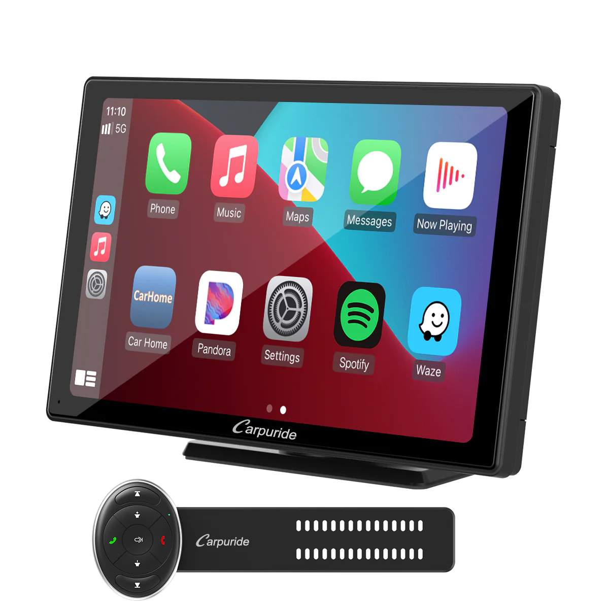 CARPURIDE W901 Portable Car Stereo, support Google and Siri Assistant, 9 Inch IPS Touch screen, Car Radio Receiver with Carplay/ Android Auto/GPS /Mirror link/Bluetooth/FM/Light-sensing/EQ effect - Image 9