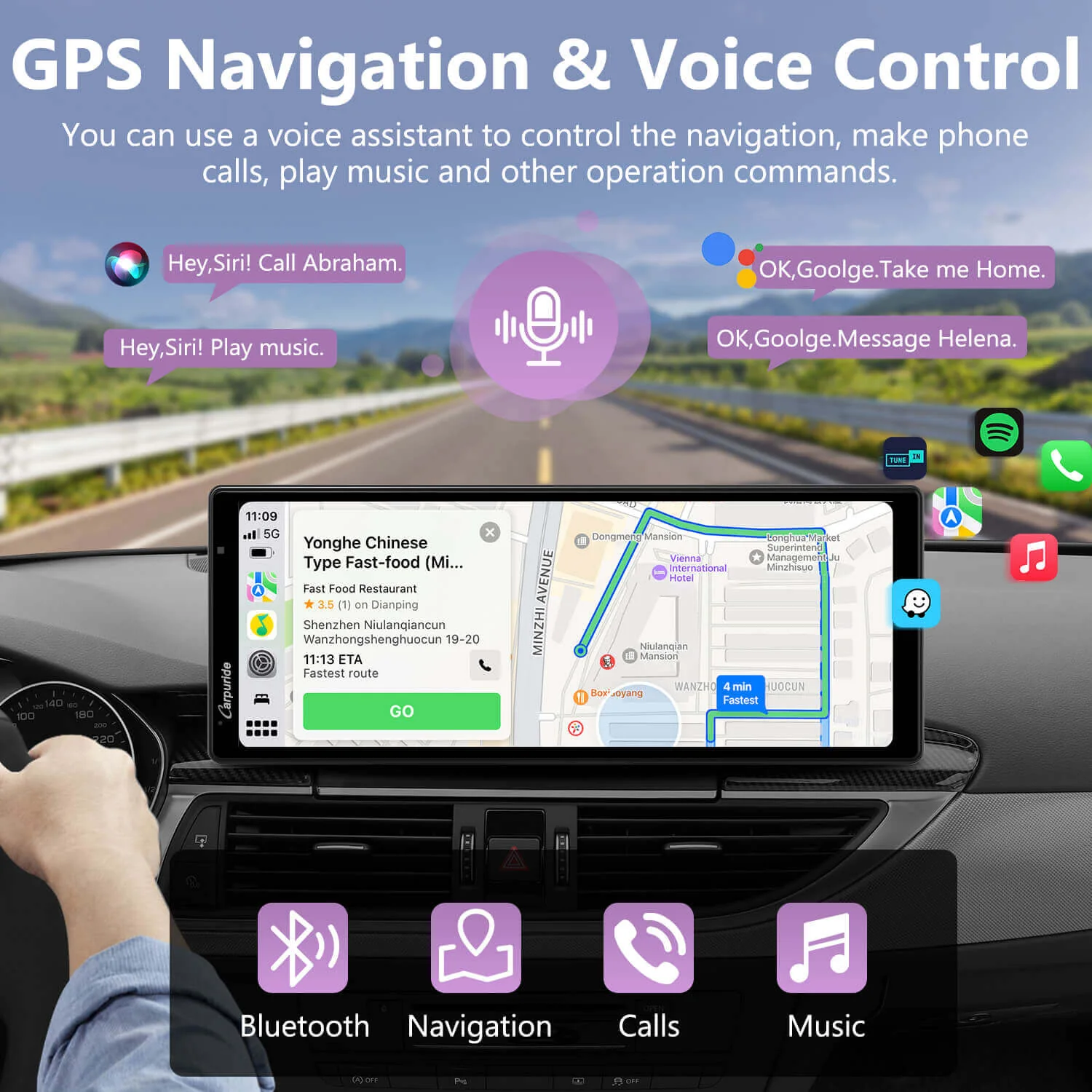 Carpuride W904 Best Car Audio Touch Screen With DVR - Image 3