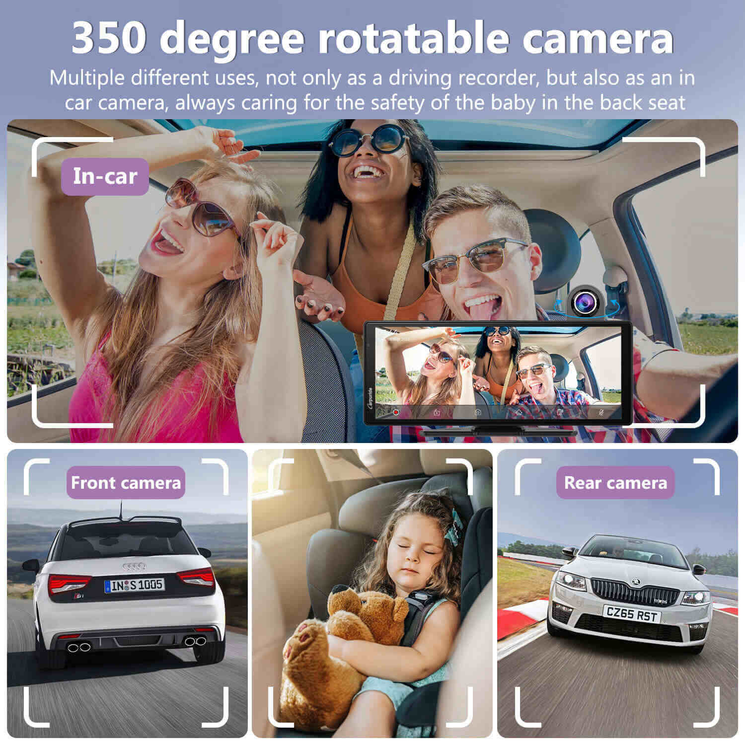 Carpuride W904 Best Car Audio Touch Screen With DVR - Image 4