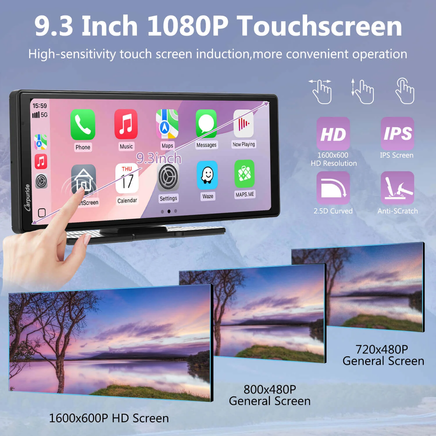 Carpuride W904 Best Car Audio Touch Screen With DVR - Image 8