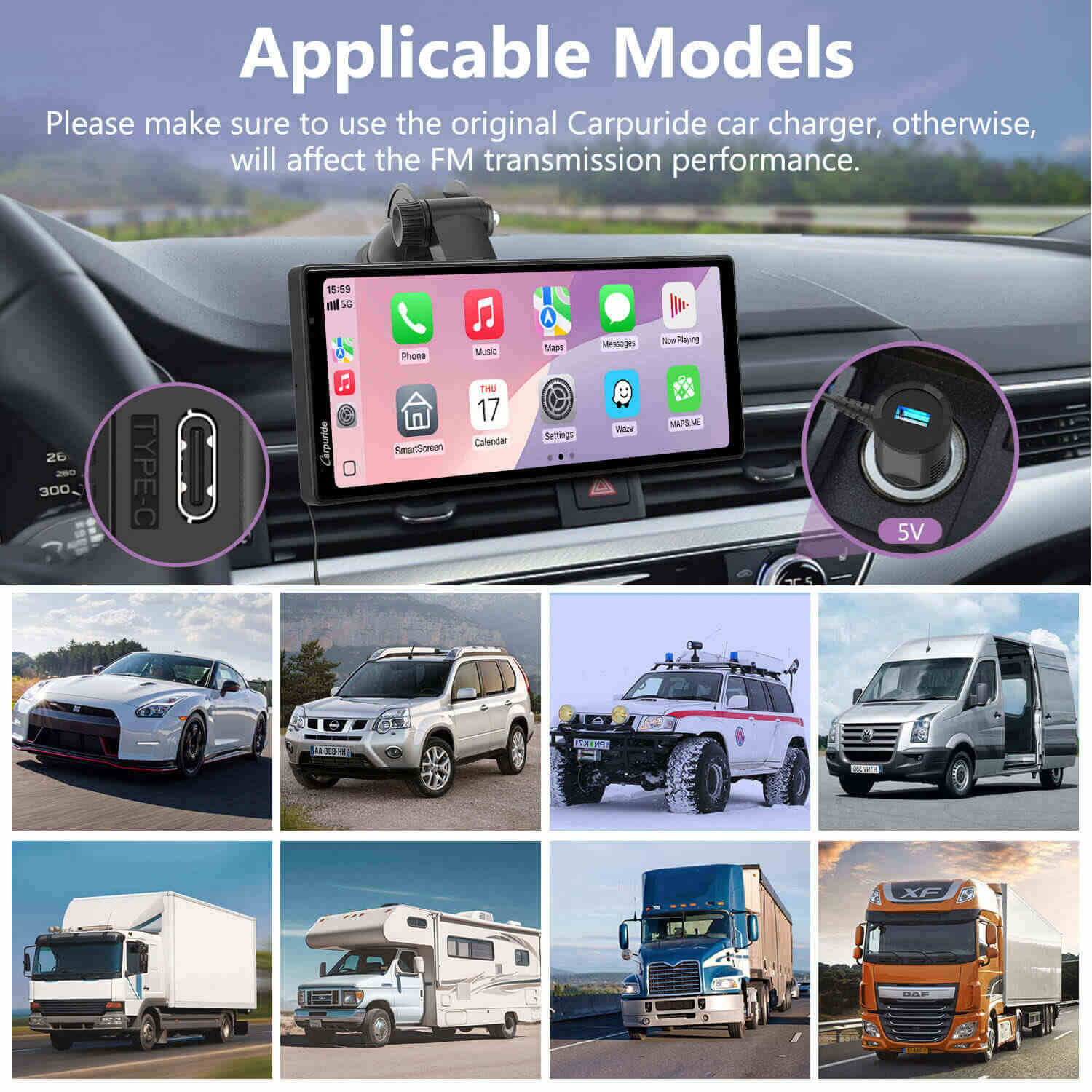Carpuride W904 Best Car Audio Touch Screen With DVR - Image 9