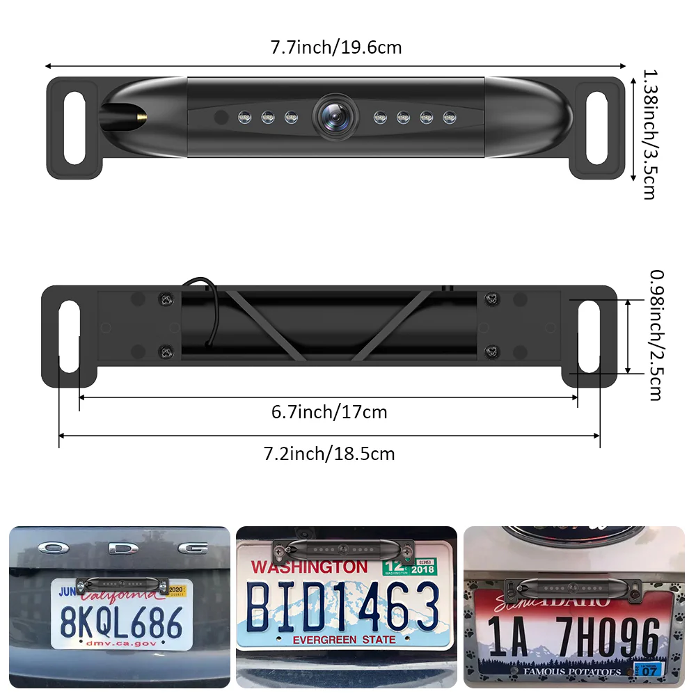 CARPURIDE WF01 Wireless Rear Camera (Only Suitable for Carpuride Screen) - Image 3