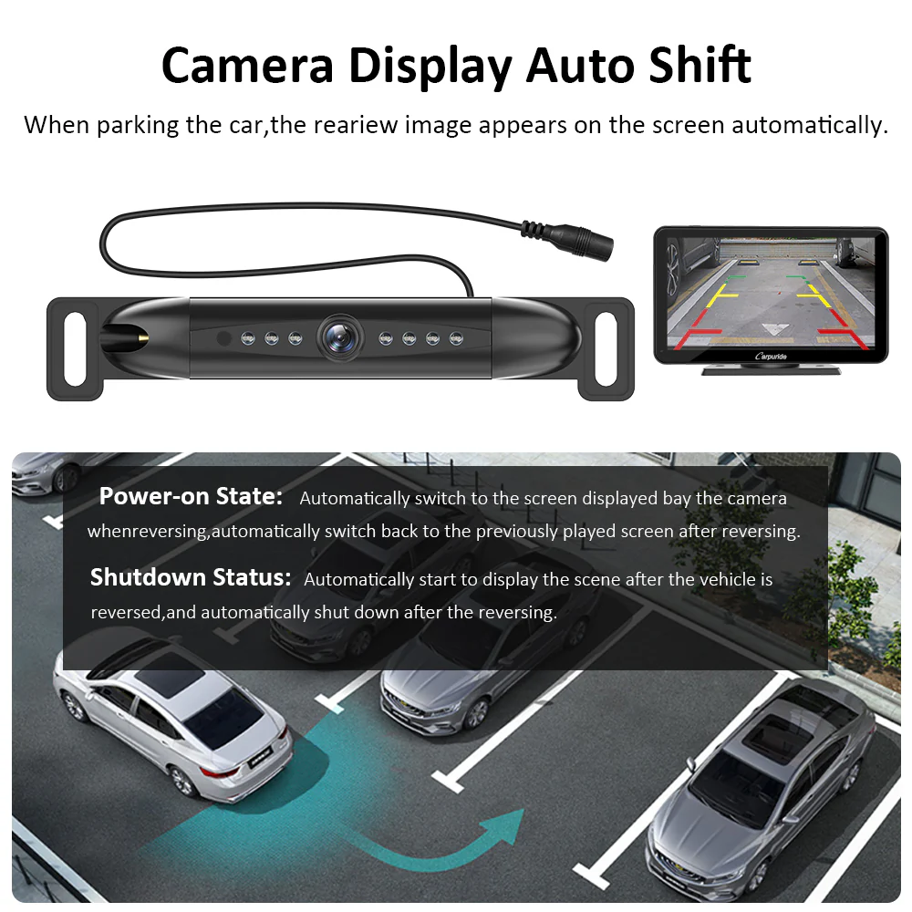 CARPURIDE WF01 Wireless Rear Camera (Only Suitable for Carpuride Screen) - Image 9